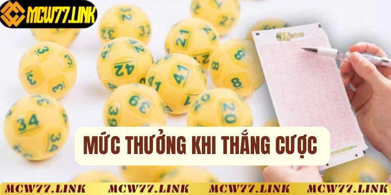 Thắng cược dàn đề 6 số có mức thưởng như thế nào?